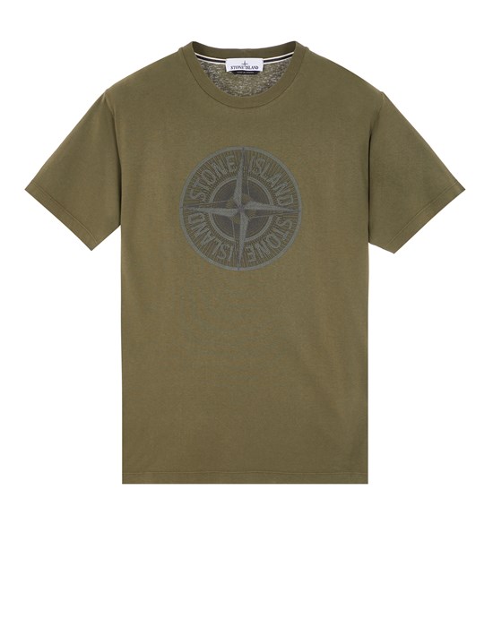 Stone island t shirt sales olive