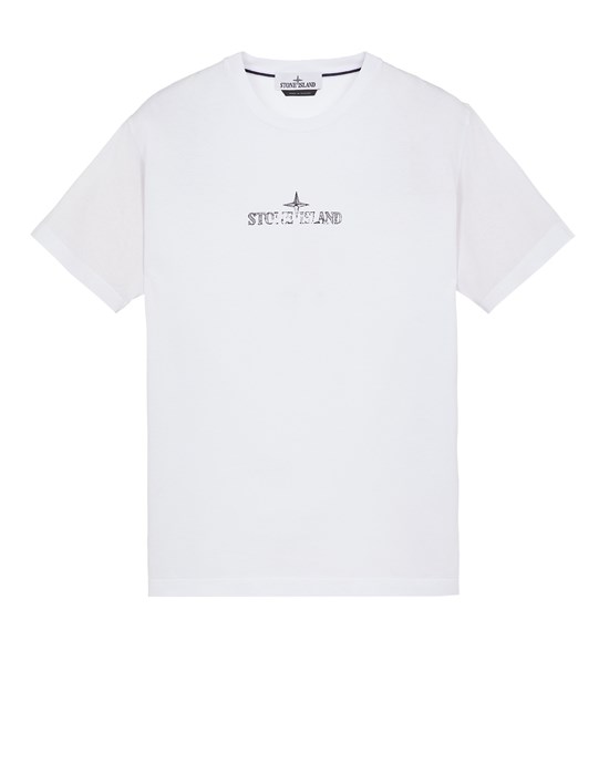 2NS81'STAMP ONE' PRINT T シャツ Stone Island メンズ -Stone 