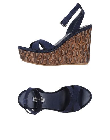 Сандалии  - Светло-серый,Темно-коричневый,Темно-синий цвет