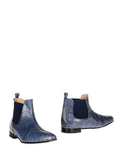 Сапоги  - Коричневый,Темно-синий цвет