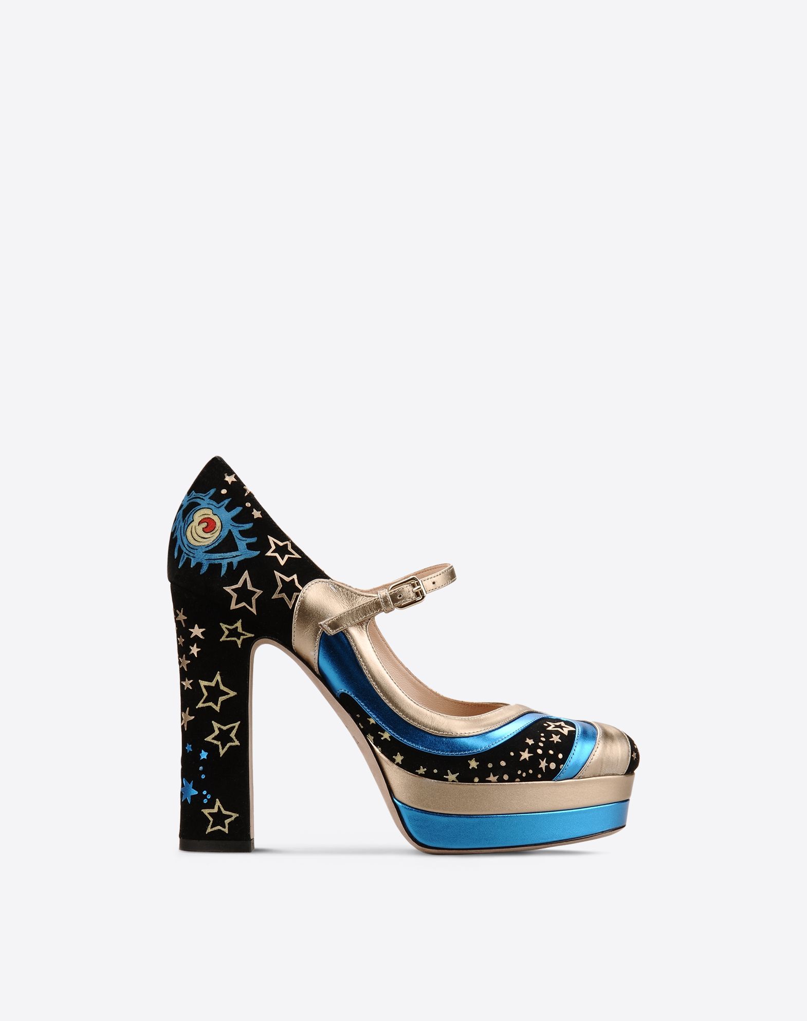 Valentino Garavani Embroidered Mary Jane, Mary Janes for Women - Valentino Online Boutique