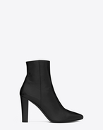 LILY 95 Ankle Boot in Black Leather