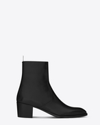 signature wyatt 60 zipped boot in black leather