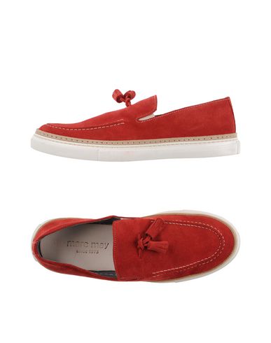 Мокасины  - Синий,Красный цвет