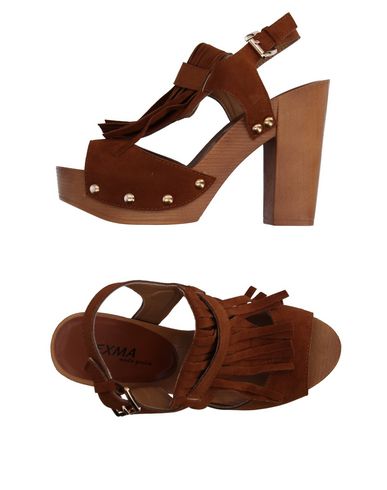 Сандалии  - Черный,Коричневый цвет