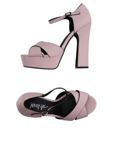 Сандалии  - Черный,Розовый цвет