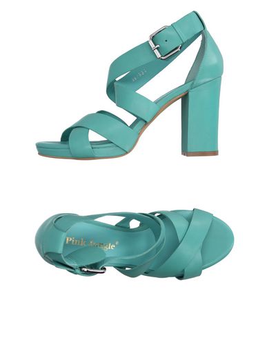 Сандалии  - Бежевый,Бирюзовый цвет