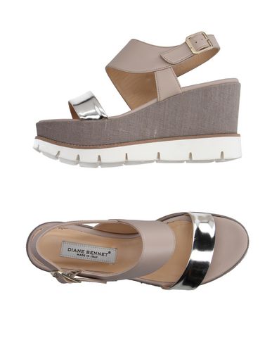 Сандалии  - Серебристый,Бежевый цвет