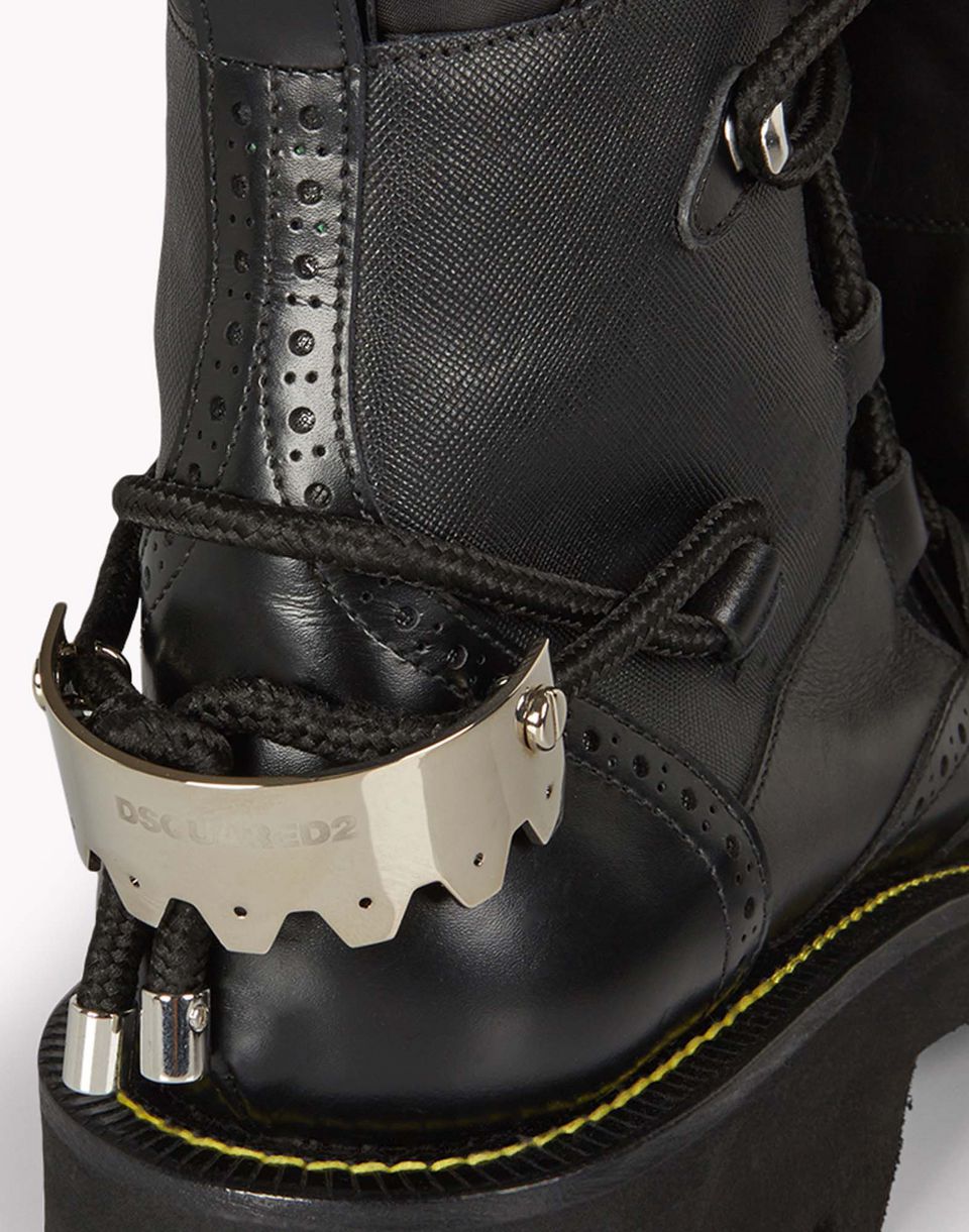 schutz turmalina crystal embellished combat boots