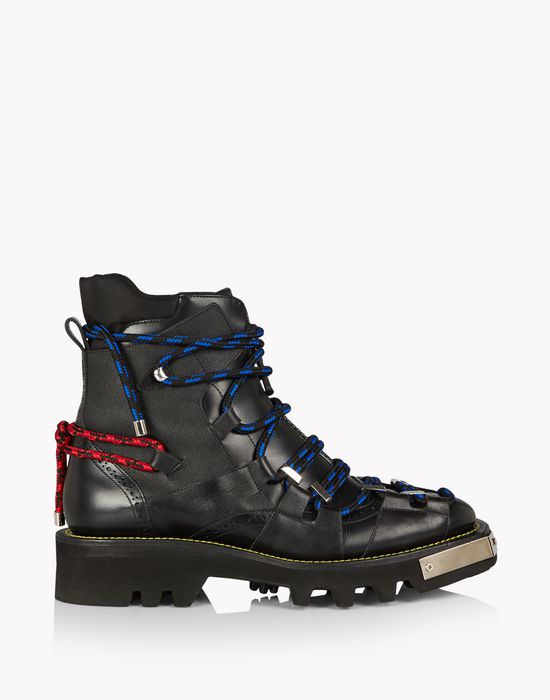 techno cord combat boots shoes Man Dsquared2