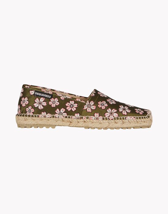 floral espadrille shoes Man Dsquared2