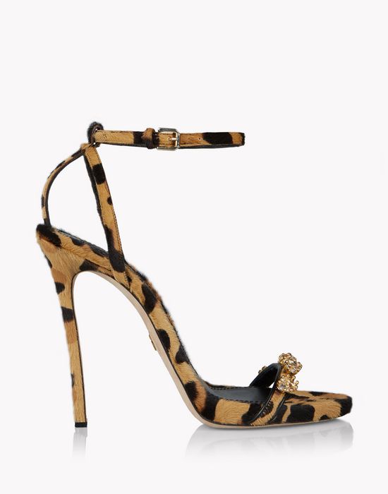 leopard evening treasures sandals shoes Woman Dsquared2