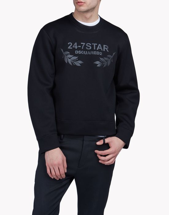 24-7 star sweatshirt tops & tees Man Dsquared2
