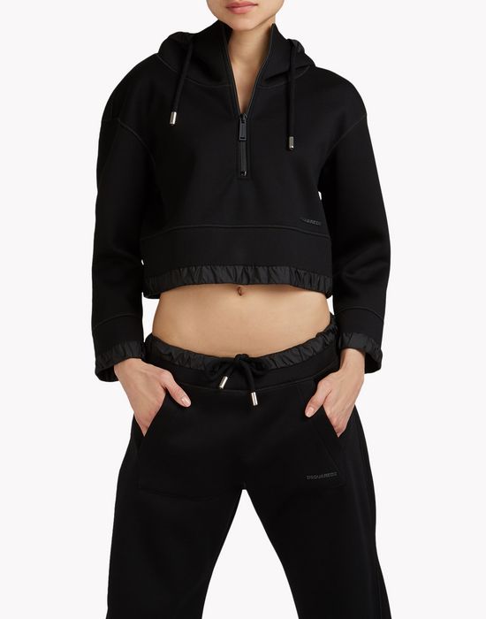 techno fit sweatshirt tops & tees Woman Dsquared2