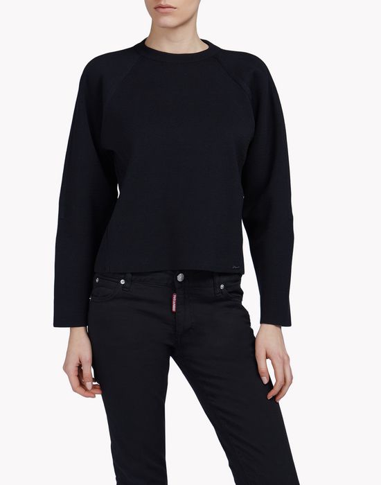 cotton-silk pullover tops & tees Woman Dsquared2
