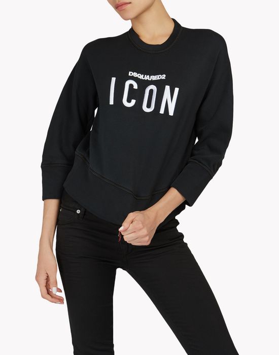 icon sweatshirt tops & tees Woman Dsquared2