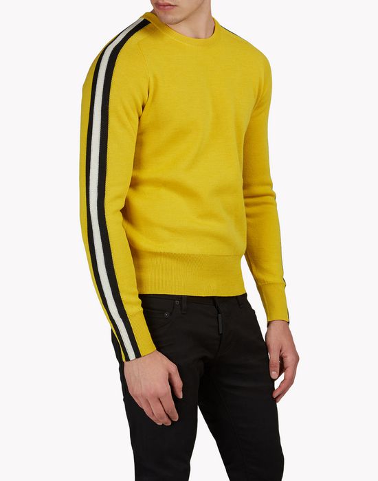 striped wool pullover tops & tees Man Dsquared2