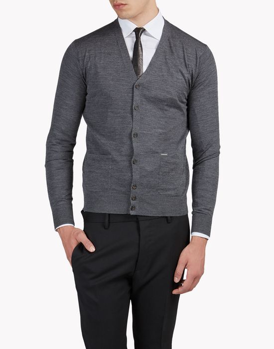 wool cardigan tops & tees Man Dsquared2