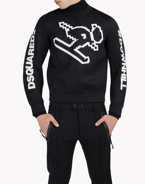d2 ski downhill sweatshirt tops & tees Man Dsquared2