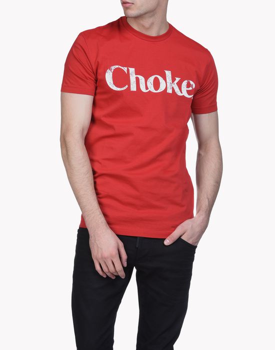 choke t-shirt tops & tees Man Dsquared2