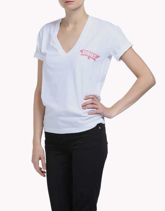 dsq2 shirt tops & tees Woman Dsquared2