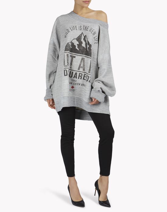 d2 utah oversize sweatshirt  tops & tees Woman Dsquared2