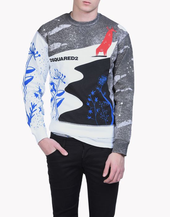 d2 sweatshirt tops & tees Man Dsquared2