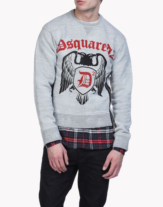 check d2 sweatshirt tops & tees Man Dsquared2