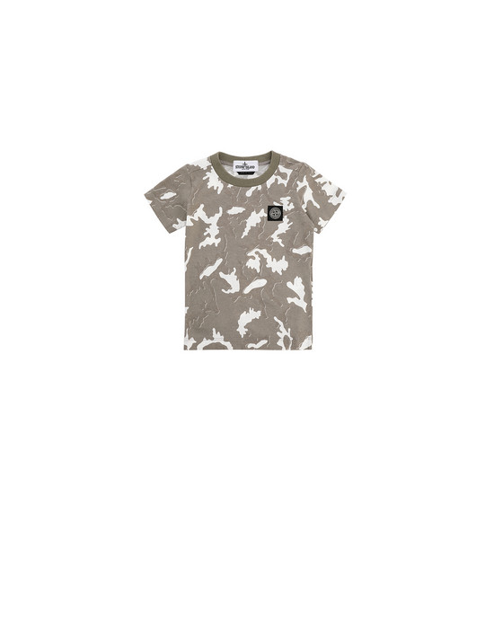 khaki stone island t shirt