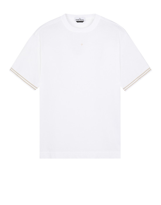 stone island mens white t shirt