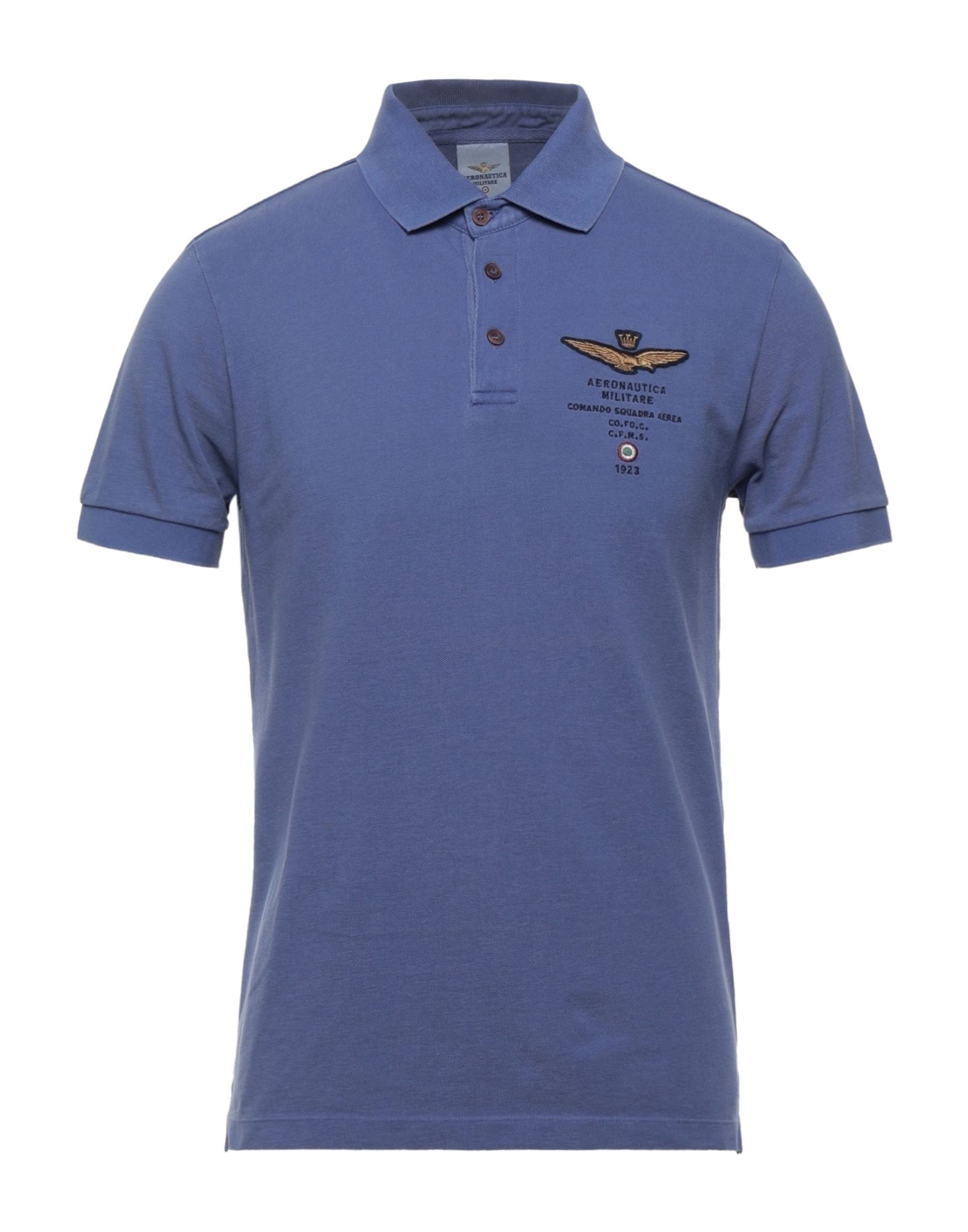 Aeronautica Militare Polo Shirts In Slate Blue ModeSens