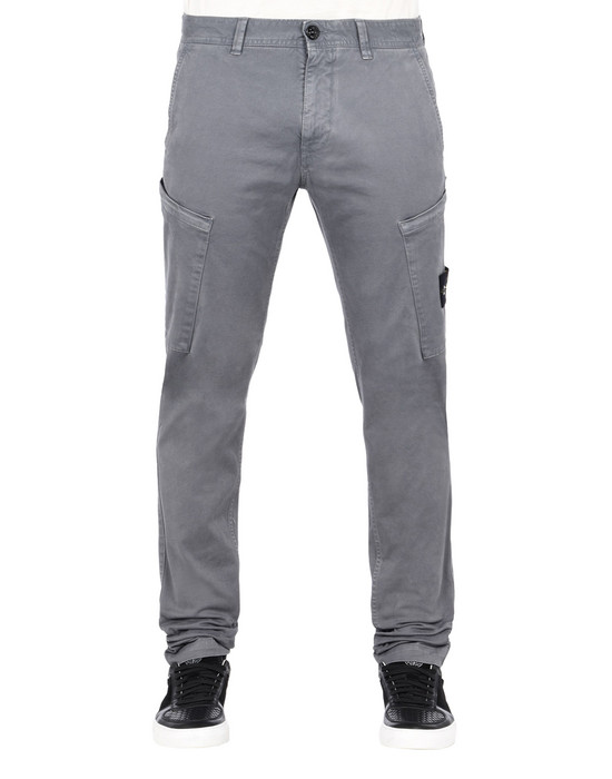 stone island garment dyed broken twill pant