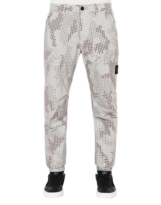 black and white camo trousers mens