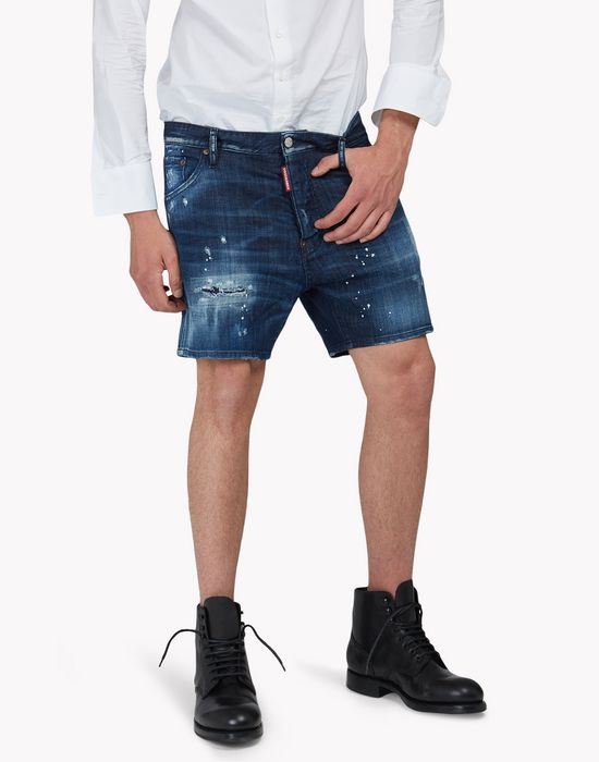 denim shorts pants Man Dsquared2