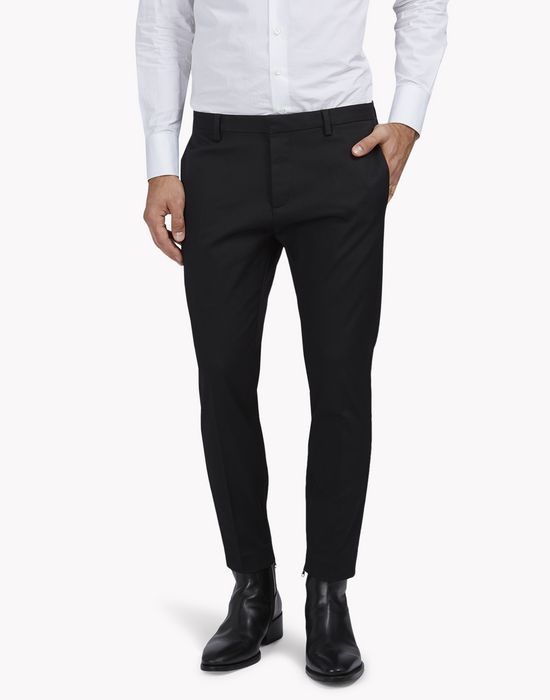 stretch wool skinny dan pants pants Man Dsquared2