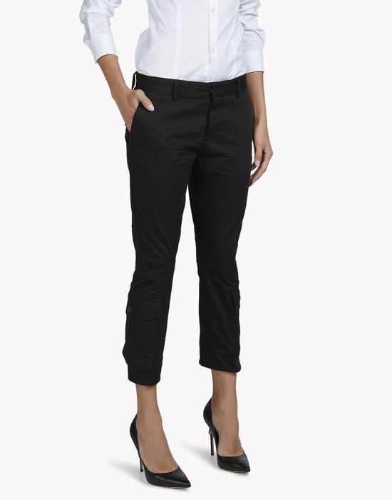 sexy cropped flare pants pants Woman Dsquared2