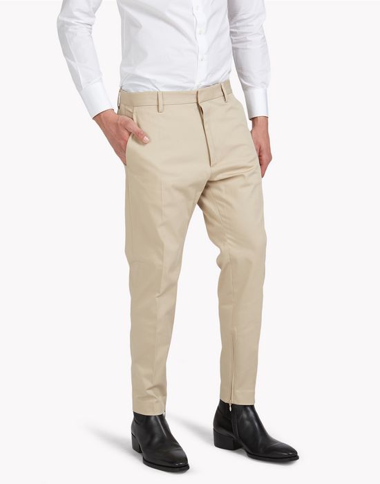 stretch cotton long glam pants pants Man Dsquared2