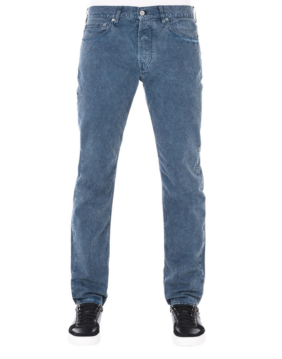 stone island cotton satin slim fit jeans