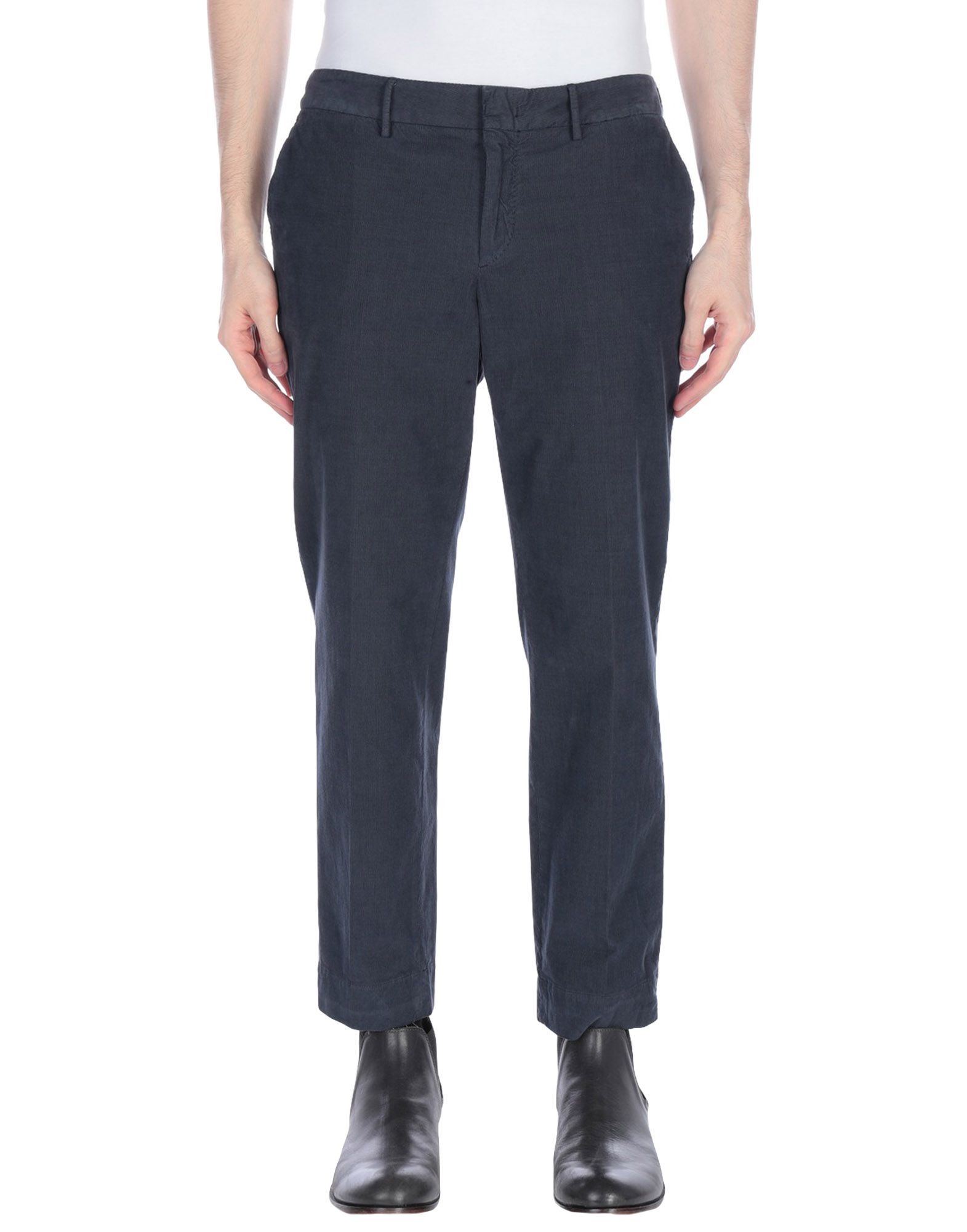 casual pants in dark blue