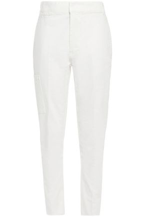 Haider Ackermann Woman Canvas Tapered Pants Ivory Size 36