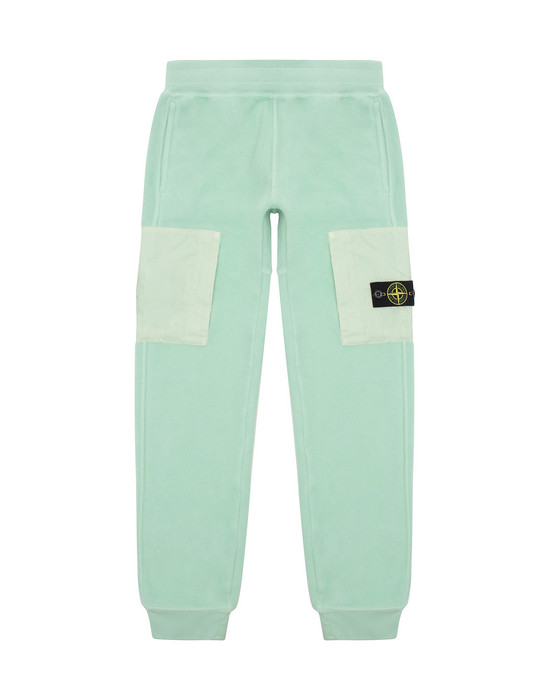 green stone island joggers