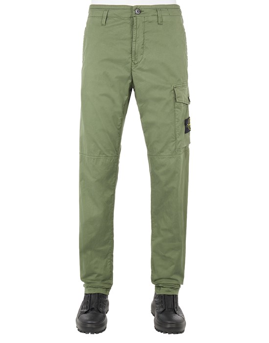 31410 STRETCH COTTON GABARDINE_SLIM FIT TROUSERS Stone Island