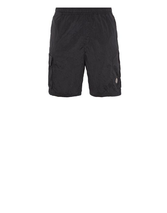 Stone island nylon store metal shorts black