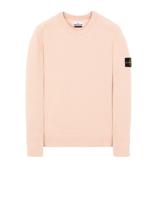 Salmon pink stone island jumper online