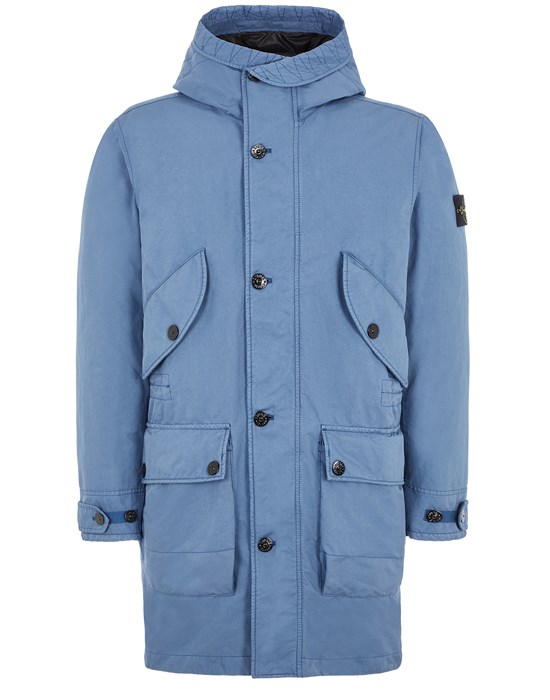 70449 DAVID TC DOWN LONG JACKET Stone Island Men Official Online