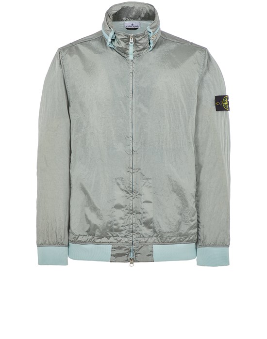 Stone island outlet silver jacket