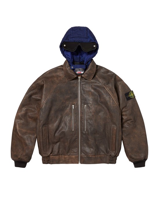 Stone island jacket leather Clearance