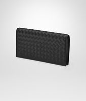 Bottega Veneta® Nero Intrecciato Vn Continental Wallet Bottega Veneta® Nero Intrecciato Vn Continental Wallet