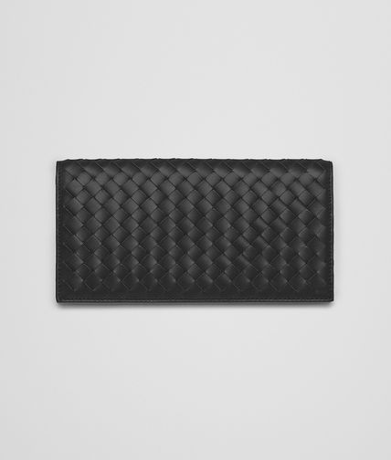 BOTTEGA VENETA - Nero Intrecciato Vn Continental Wallet