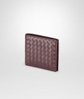Bottega Veneta® Aubergine Intrecciato Vn Wallet Bottega Veneta® Aubergine Intrecciato Vn Wallet